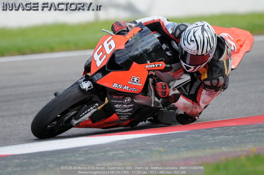 2010-05-09 Monza 0193 Ascari - Superstock 1000 - Warm Up - Matthieu Lussiana - BMW S1000 RR